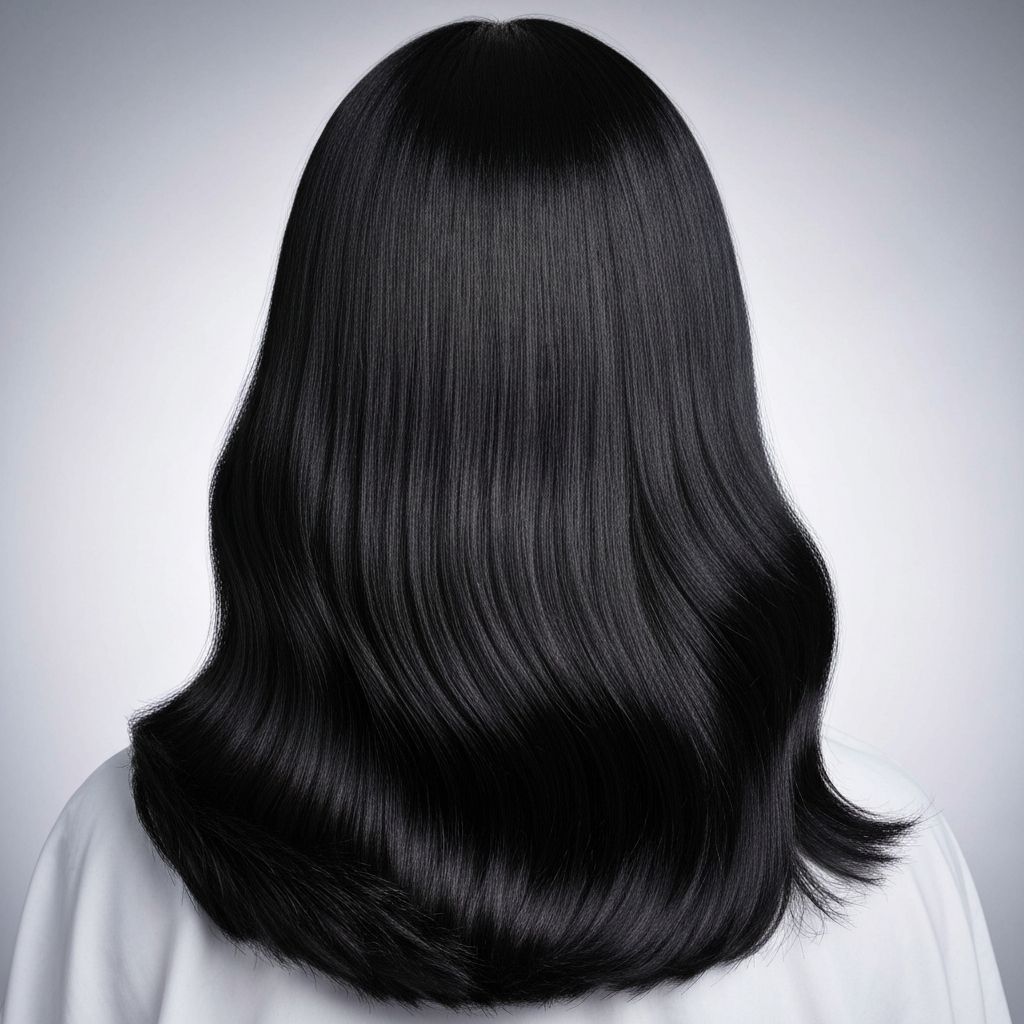 Long flowing healthy hair with professional treatment